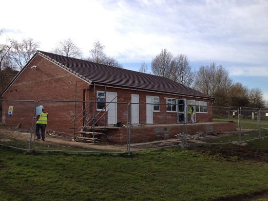 Rodley cricket clubhouse