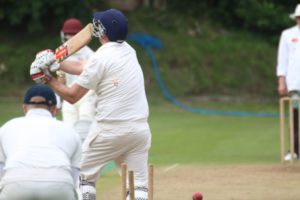 bowled out